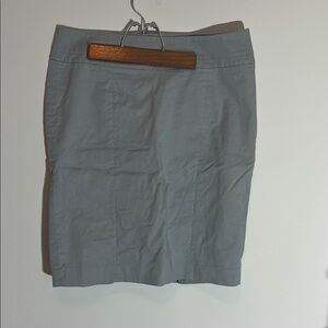 LOFT Light Gray Mini Skirt